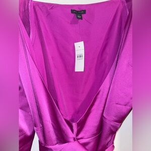 Ann Taylor Petite Satin Dress